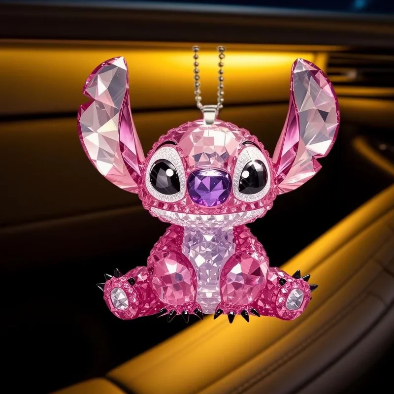 Embroidery Keychain - Disney 2D Flat, Merchandise Anime Stitch,
