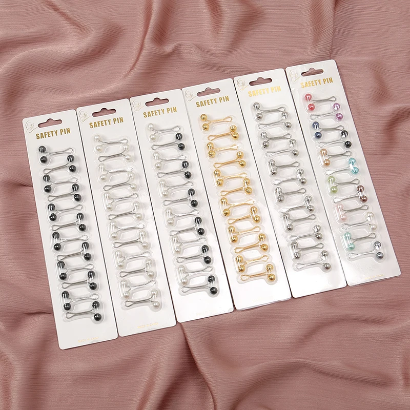 Embroidery Hijab - 12 buah/tas syal pin jilbab Muslim