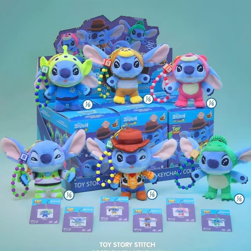 Embroidery Keychain - Mainan Baru Asli Hot Toys Stitch