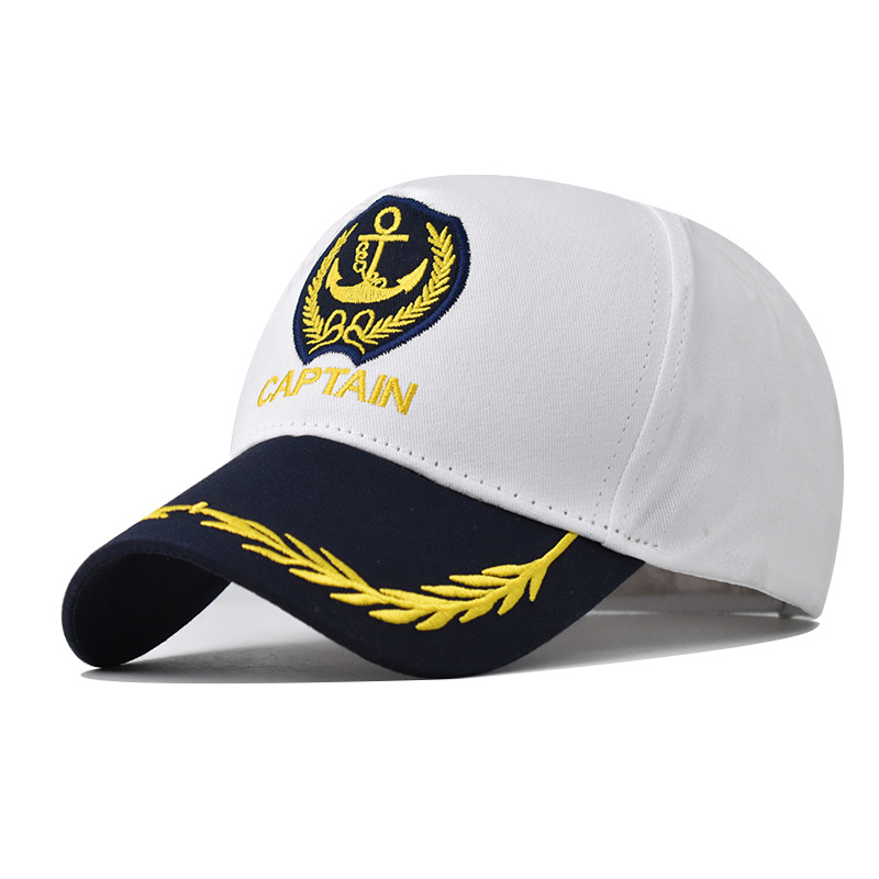Embroidery Hat Machine - Cosplay Topi Bisbol Kapten Angkatan Laut