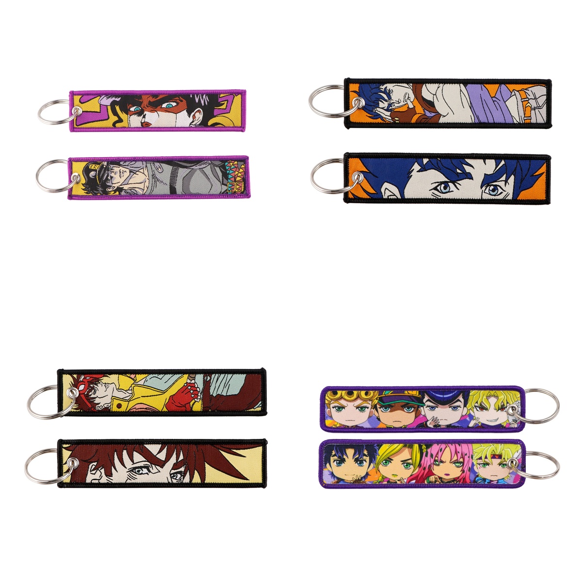 Embroidery Keychain - 1 buah Gantungan Kunci Bordir Anime