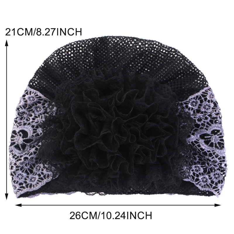 Topi Sorban Manik-manik Bunga  - Embroidery Hat Machine ulasan dan harga