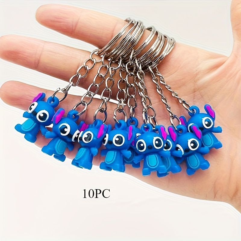 10pcs Gantungan Kunci Disney S - Embroidery Keychain ulasan dan harga