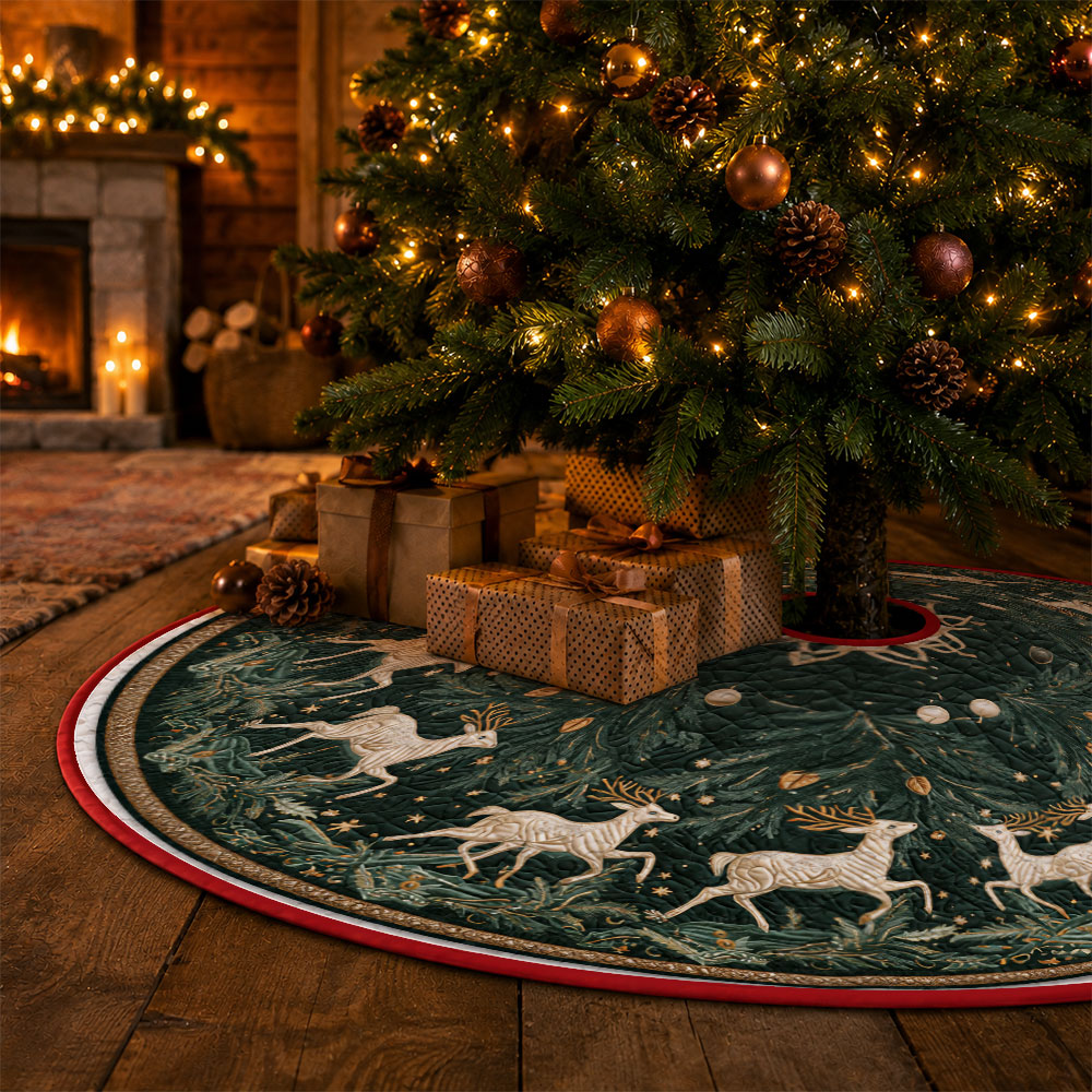 Jit 1 buah Rok Pohon Natal Ber - Embroidery Xmas Decorations ulasan dan harga