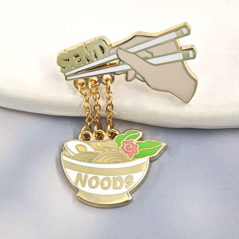 Pin Enamel Noods Lucu, Bros Me - Embroidery Bracelet ulasan dan harga
