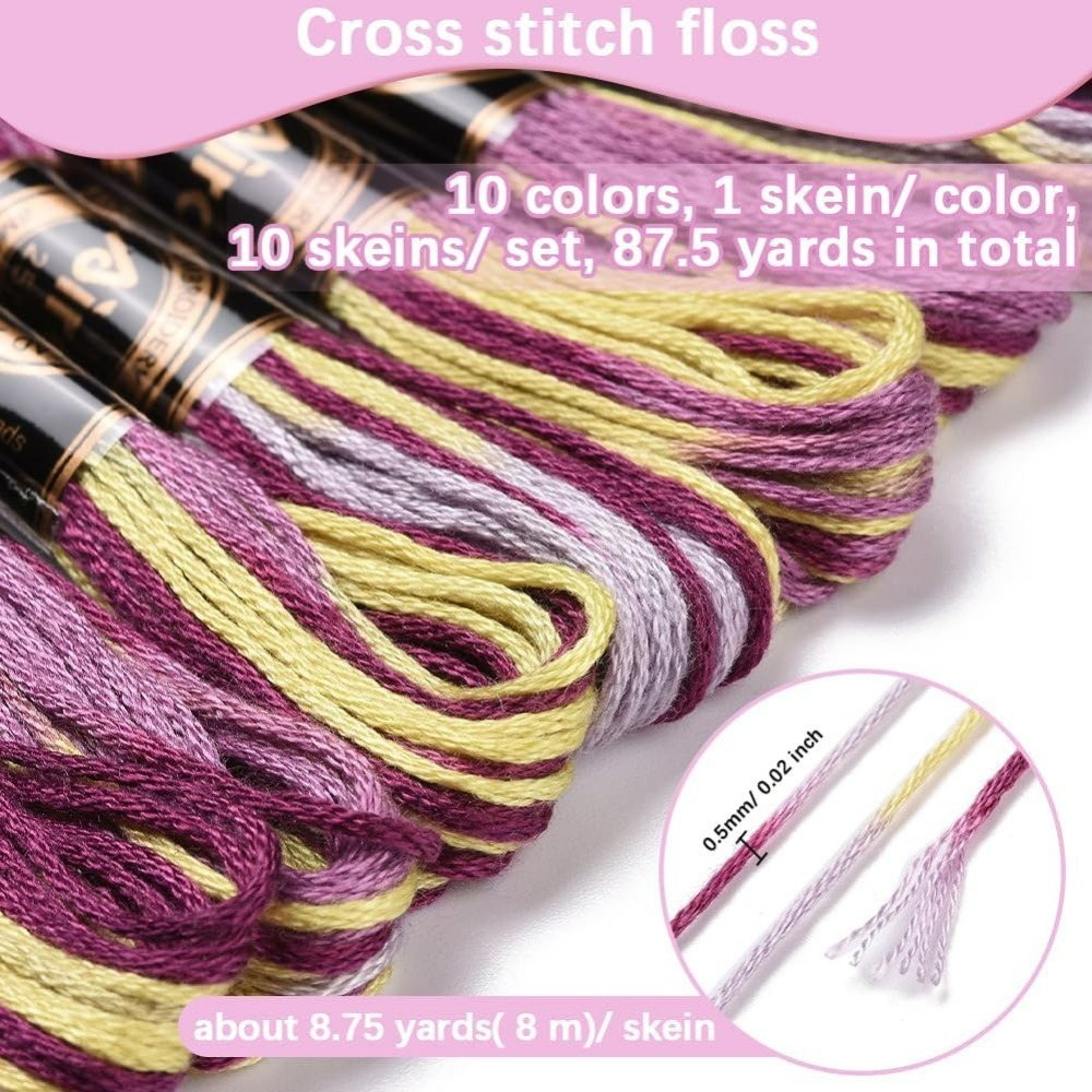 6 Helai Ungu Beraneka Ragam Be - Embroidery Bracelet ulasan dan harga