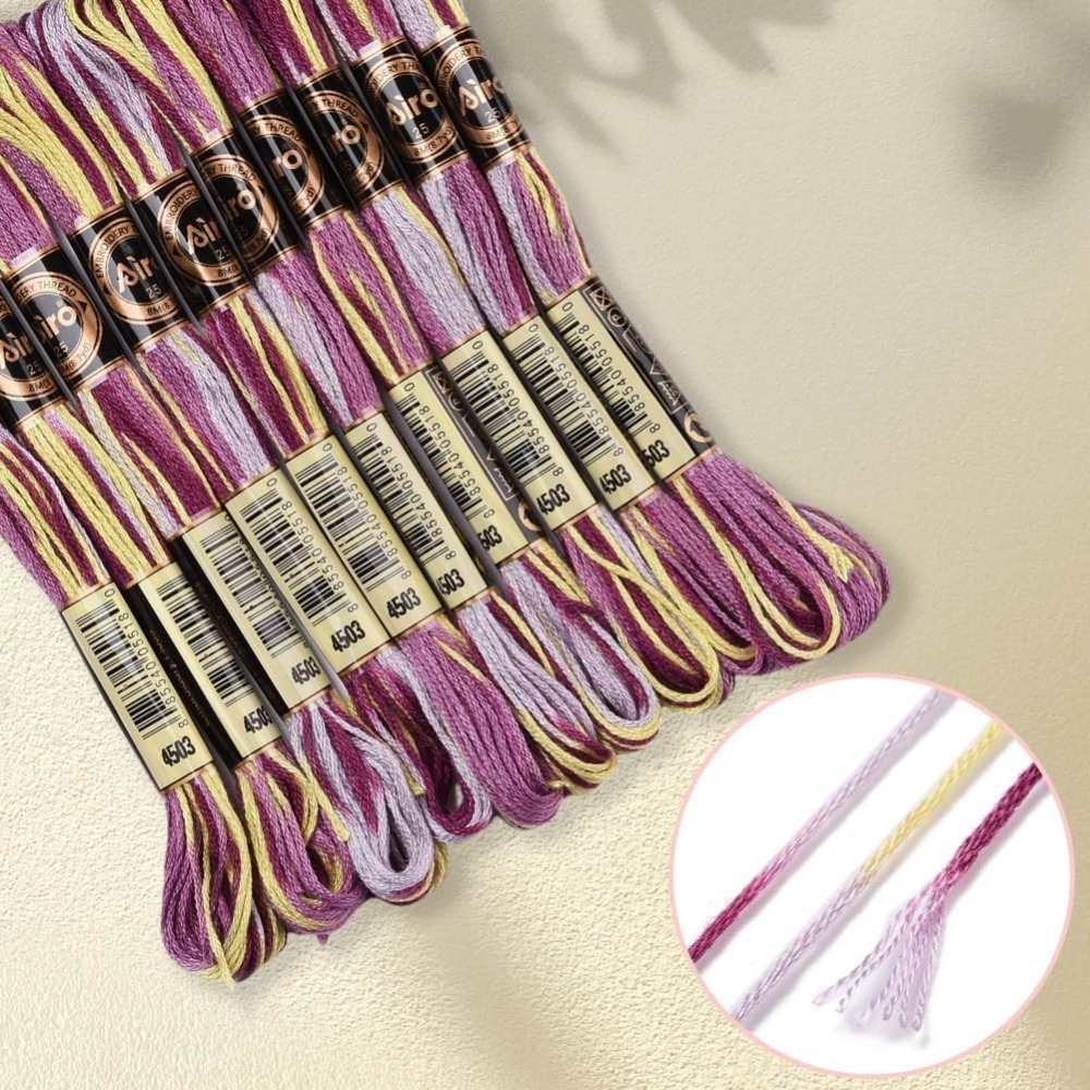 6 Helai Ungu Beraneka Ragam Be - Embroidery Bracelet ulasan dan harga