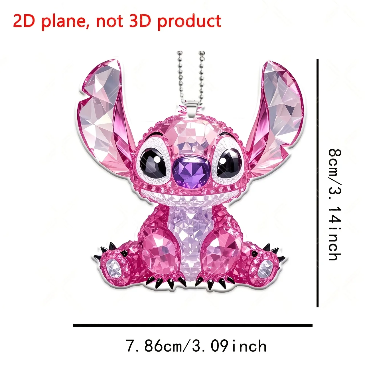 Disney 2D Flat, Merchandise An - Embroidery Keychain ulasan dan harga