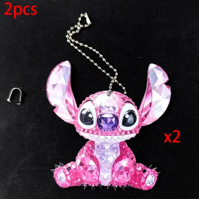 Disney 2D Flat, Merchandise An - Embroidery Keychain ulasan dan harga