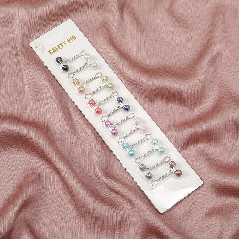 12 buah/tas syal pin jilbab Mu - Embroidery Hijab ulasan dan harga
