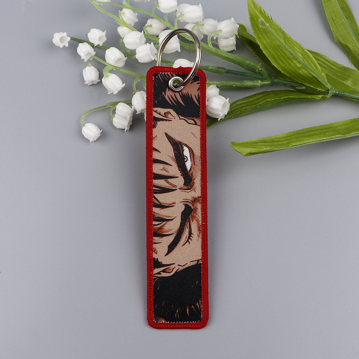 1 buah Gantungan Kunci Bordir  - Embroidery Keychain ulasan dan harga