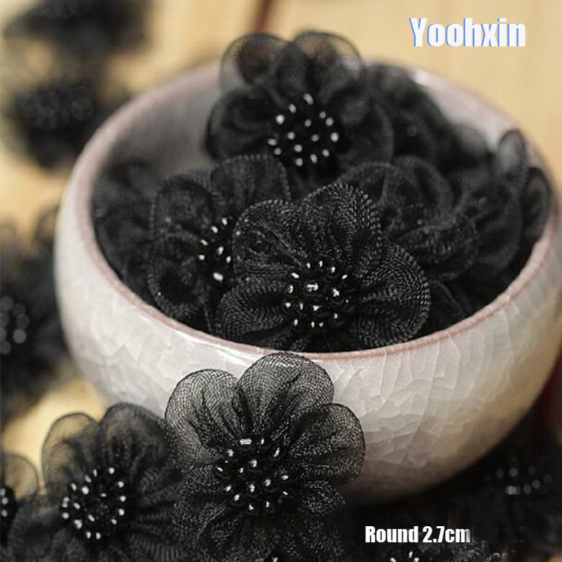 3pcs HOT 3D Bordir Bunga Hitam - Embroidery On Black Shirt ulasan dan harga