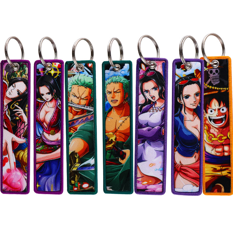 Gantungan Kunci Bordir Anime O - Embroidery Keychain ulasan dan harga