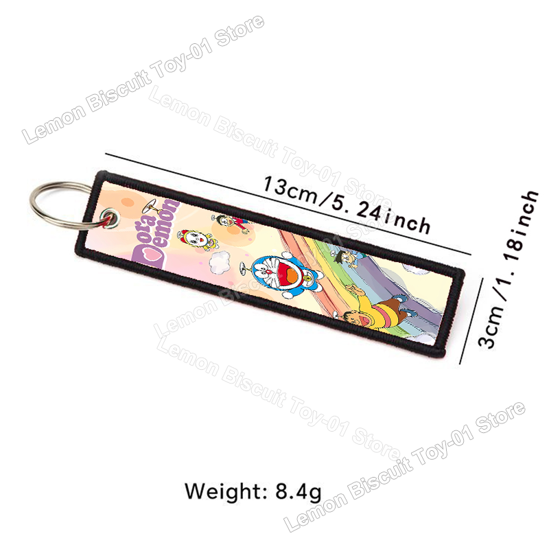 Gantungan Kunci Bordir Kartun  - Embroidery Keychain ulasan dan harga