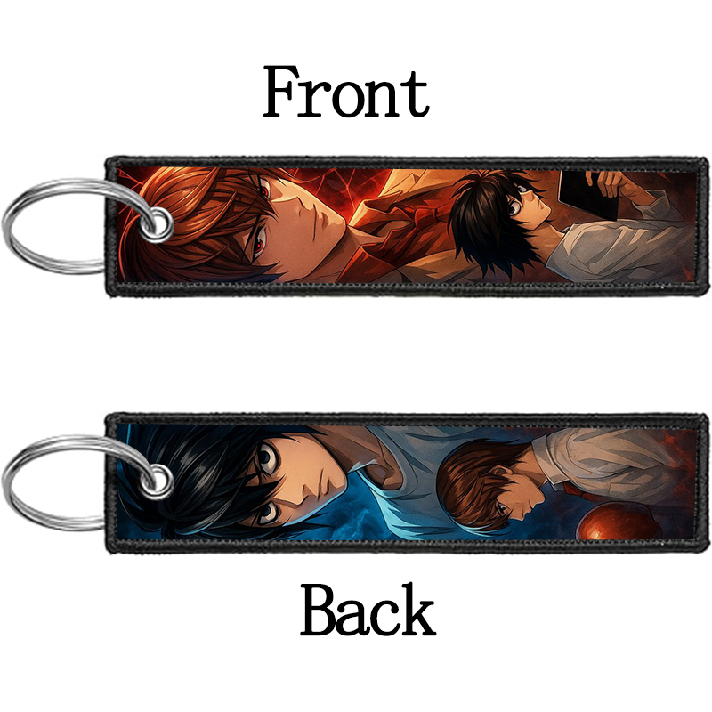 Death Note Ryuuku Ryuk Rem Gan - Embroidery Keychain ulasan dan harga