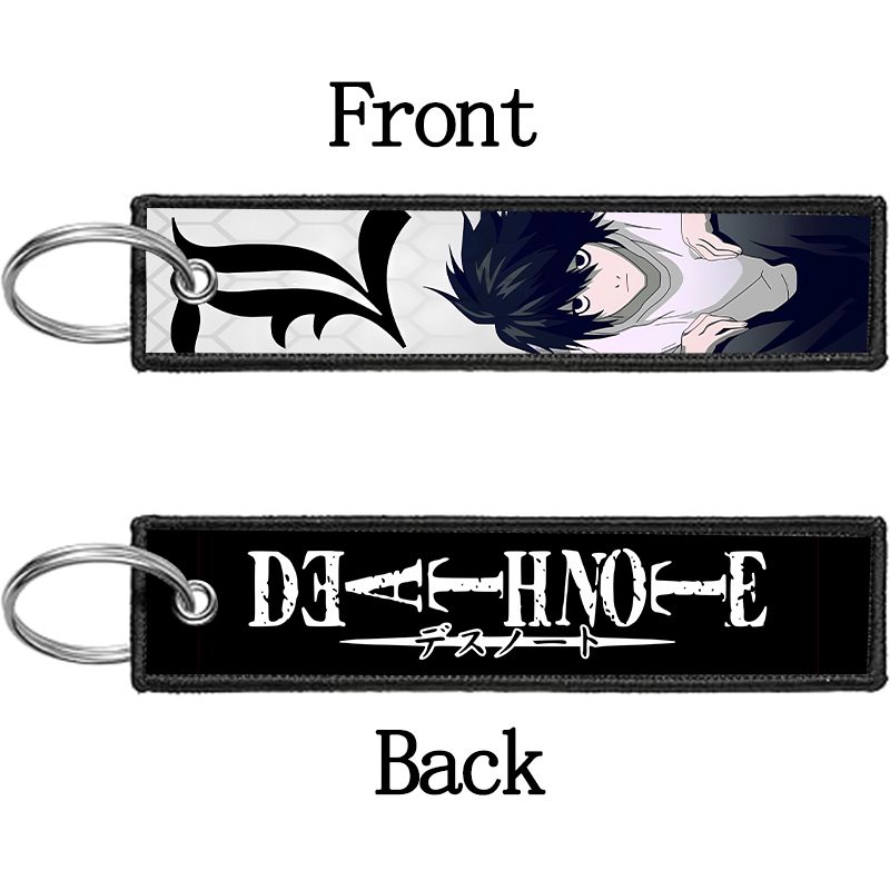 Death Note Ryuuku Ryuk Rem Gan - Embroidery Keychain ulasan dan harga