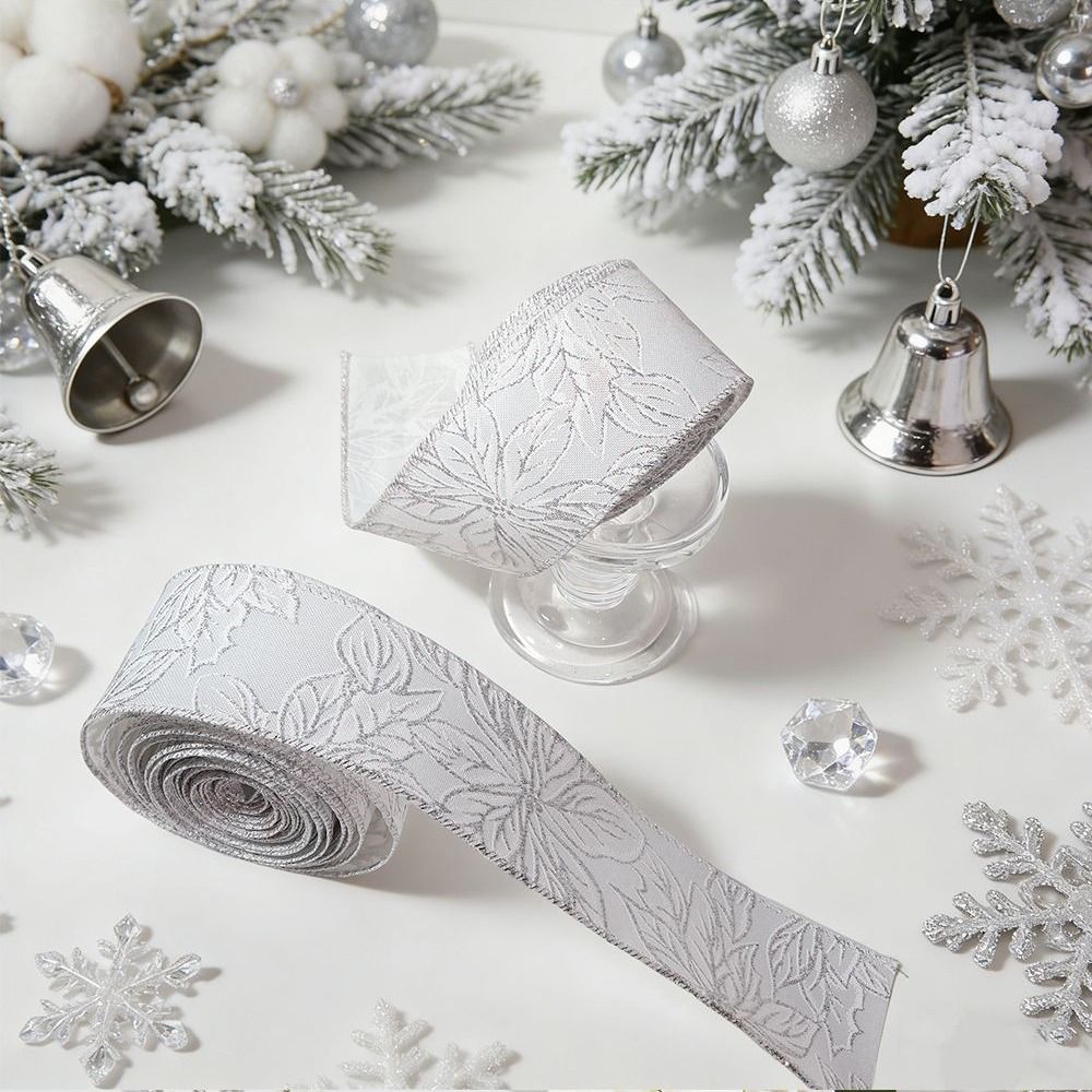 Pita Hias Bordir Kain, Pita Re - Embroidery Xmas Decorations ulasan dan harga