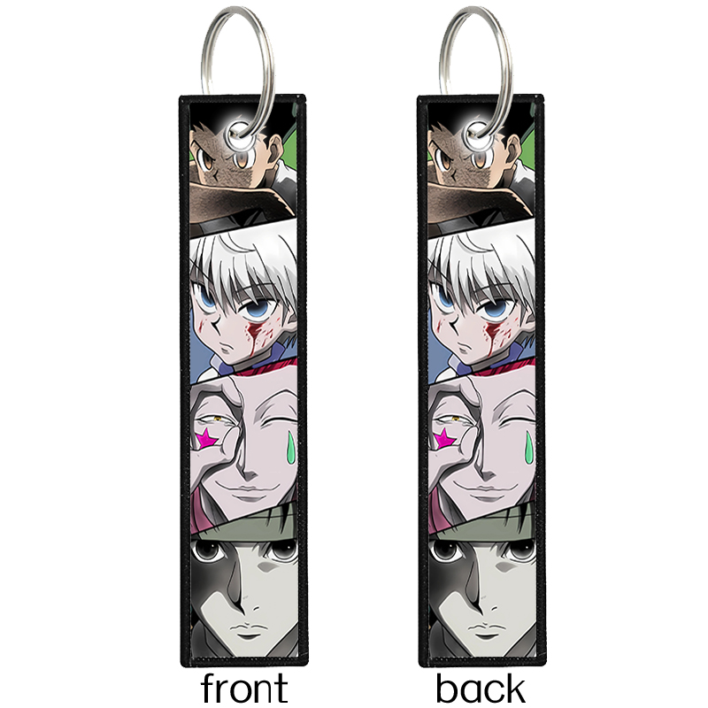 1Pcs HUNTER X HUNTER Gantungan - Embroidery Keychain ulasan dan harga