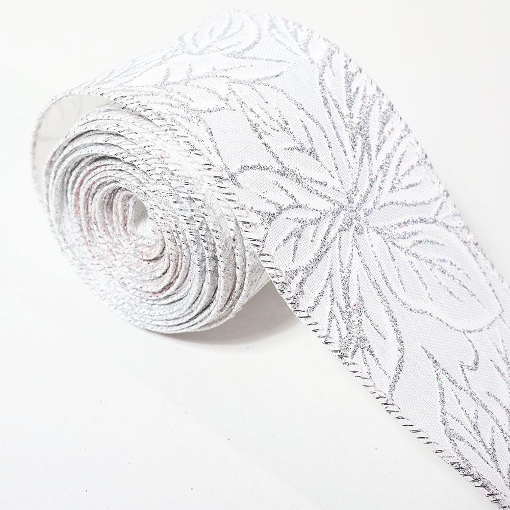 Pita Hias Bordir Kain, Pita Re - Embroidery Xmas Decorations ulasan dan harga