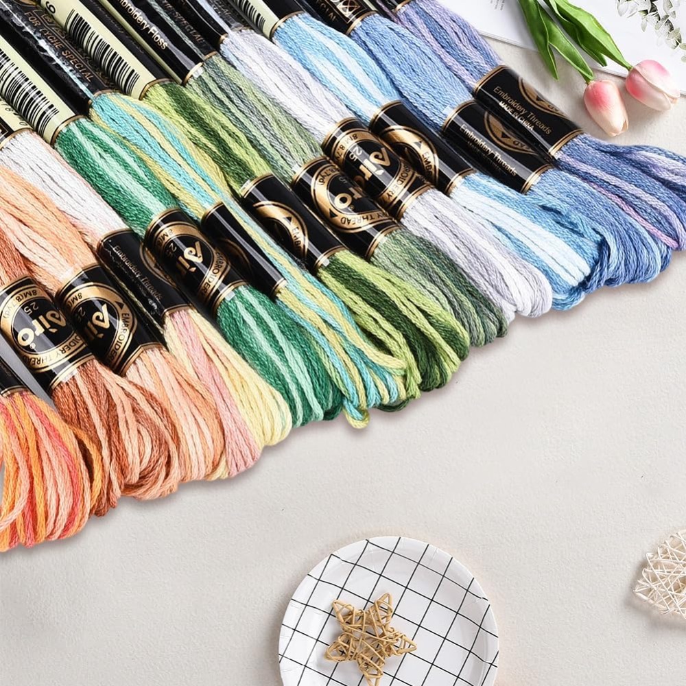 12 Gulungan Benang Sulam 105 Y - Embroidery Bracelet ulasan dan harga