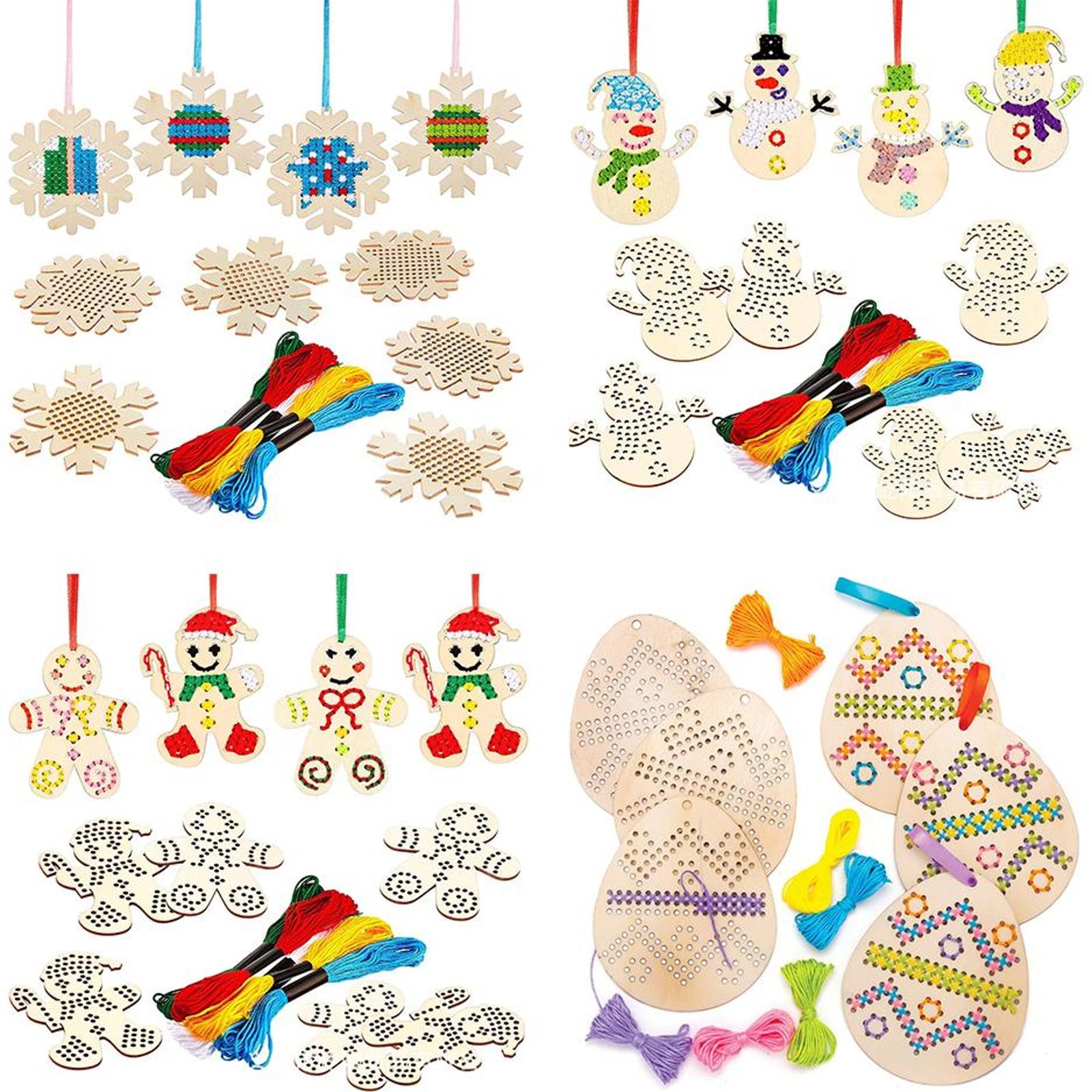 Liontin Gantung Sulaman Telur  - Embroidery Xmas Decorations ulasan dan harga