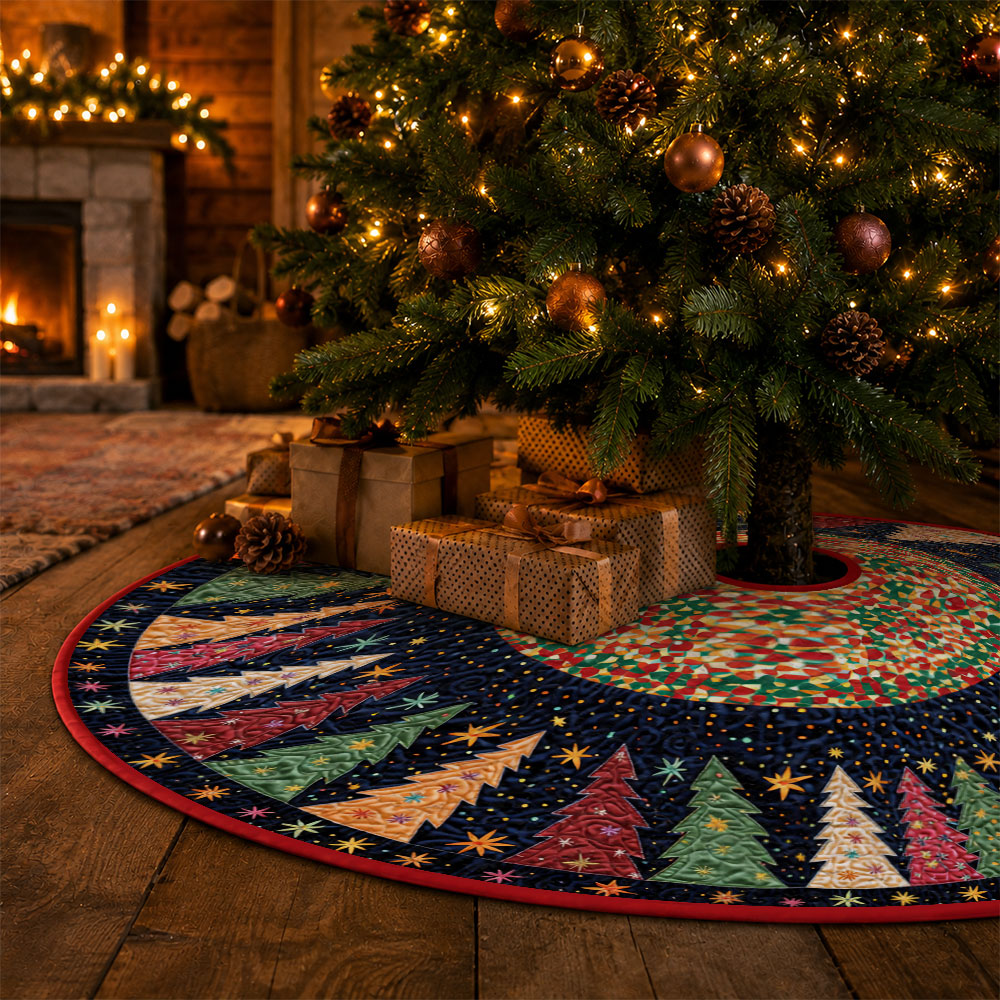 Jit 1 buah Rok Pohon Natal Ber - Embroidery Xmas Decorations ulasan dan harga